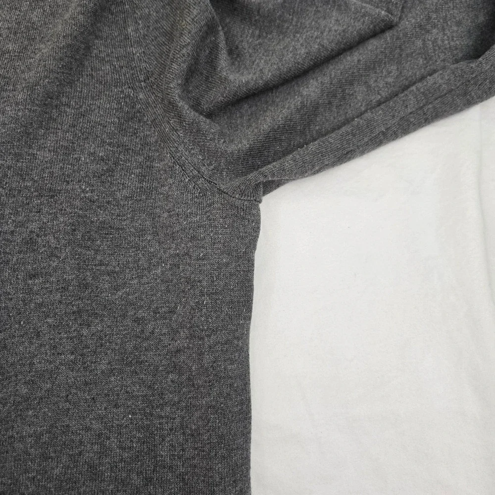 Banana Republic Luxury Blend Sweater Men's LG Gray Silk Cashmere V Neck Pullover